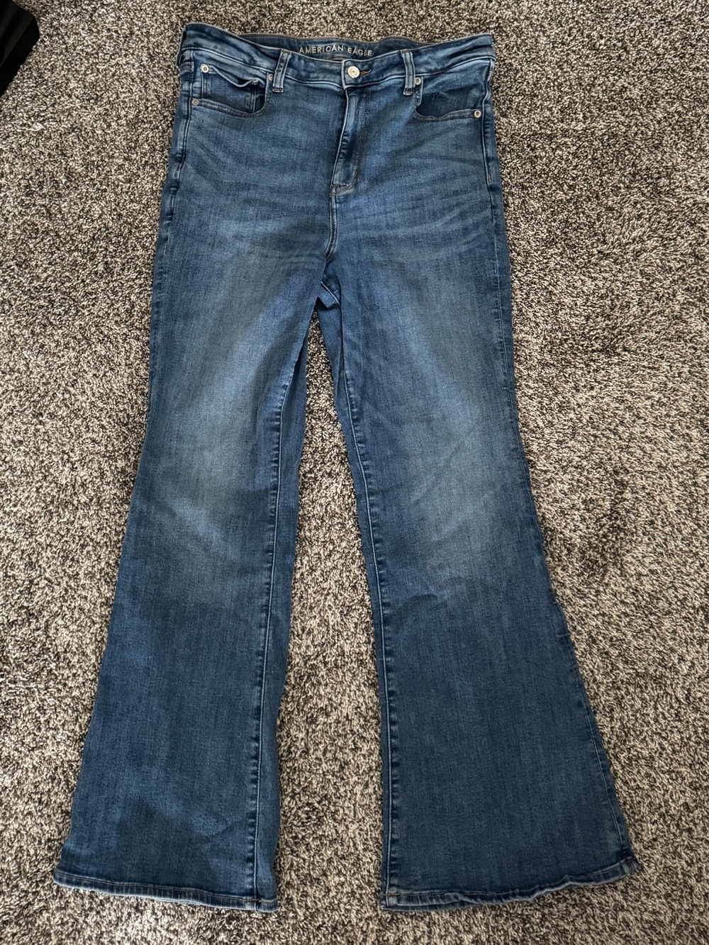 American Eagle Outfitters Medium Blue Flare Jeans